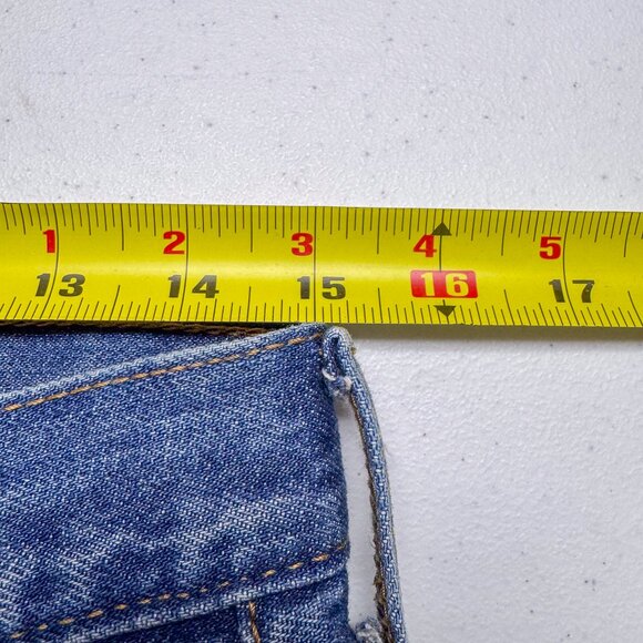 Levis 501 Jeans Mens 30 Blue Button Fly Denim Western Cowboy Outdoor 30x29 - Picture 13 of 15